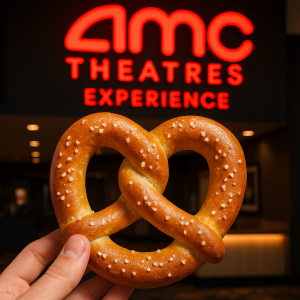 Cinematic Celebration: Theatre rental + Bavarian Legend Pretzel  for 15 Guests